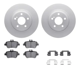 R1 Concepts WDUH1-63242 Carbon Series Brake Rotors W/ 5000 Oep Brake Pads & Hdw